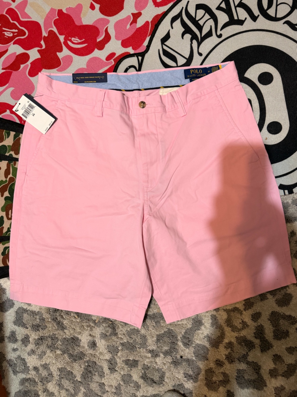 Polo by Ralph Lauren Men’s Pink Cargo Shorts